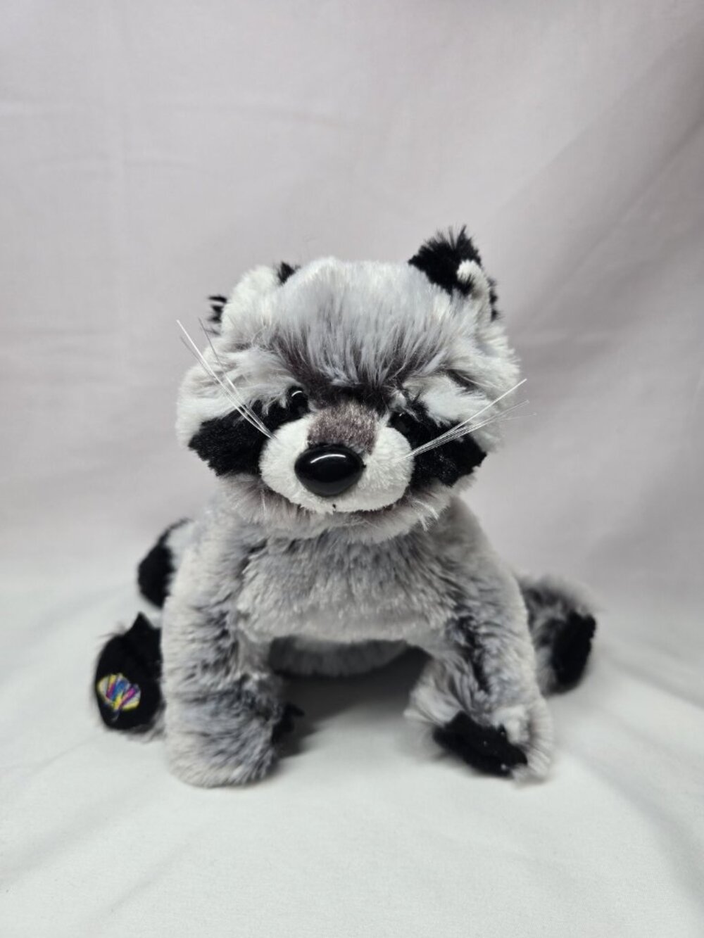 GANZ WEBKINZ Raccoon HM143- No Code- Retired Stuffed Animal Toy